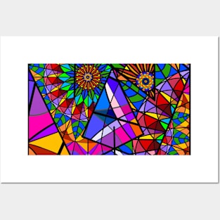 JEC Fractured Mandala Posters and Art